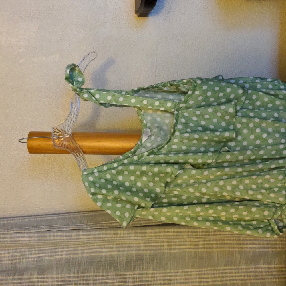 Polkadot Flower Top